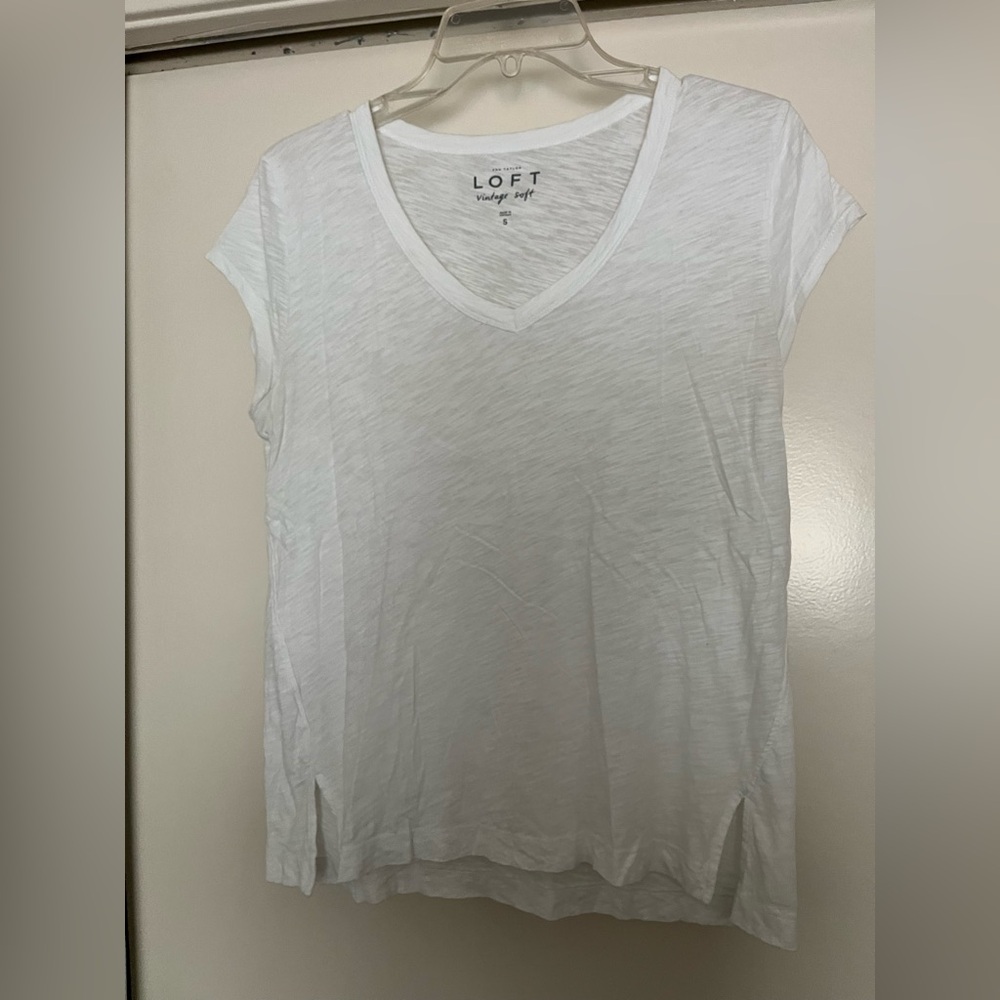 Loft Vintage White T shirt